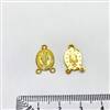 14k Gold Filled 3 Bail Rosary Virgin Mary