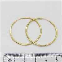 14k Gold Filled Endless Hoop. 1.2mm x 30mm