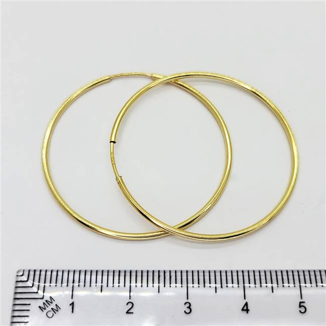 14k Gold Filled Endless Hoop. 1.2mm x 35mm