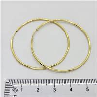 14k Gold Filled Endless Hoop. 1.2mm x 45mm