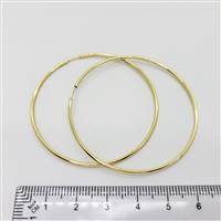 14k Gold Filled Endless Hoop. 1.2mm x 50mm