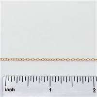 Rose Gold Filled Chain - Cable Chain 1.5mm