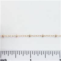 Rose Gold Filled Chain - Satellite Cable Chain 1.5mm