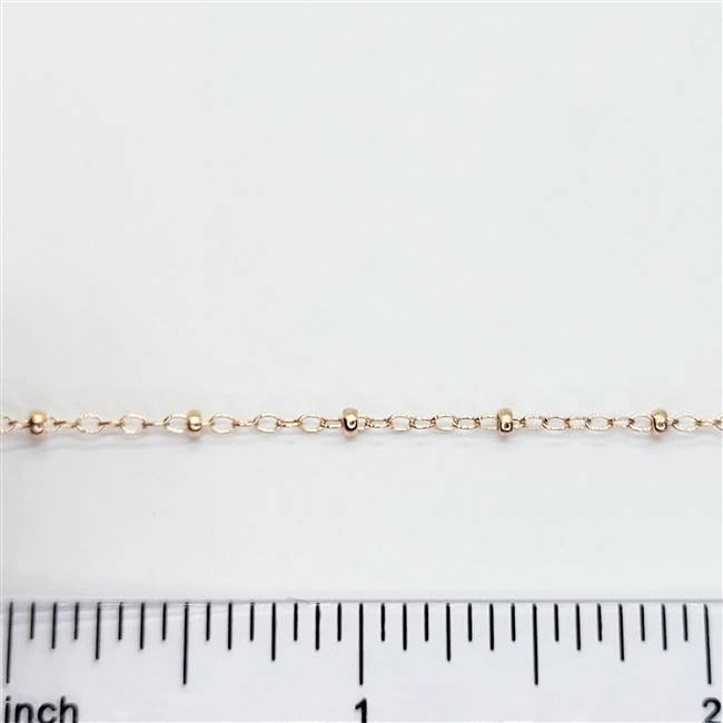 Rose Gold Filled Chain - Satellite Cable Chain 1.5mm