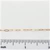 Rose Gold Filled Chain - Drawn Cable Chain 1.8mm x 4.8mm Flat