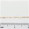 Rose Gold Filled Chain - Drawn Cable Chain 1.8mm x 4.8mm Flat