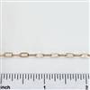 Rose Gold Filled Chain - Drawn Cable Chain 2.4mm x 6mm Flat