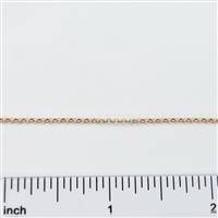 Rose Gold Filled Chain - Rolo Chain 1.4mm Mini