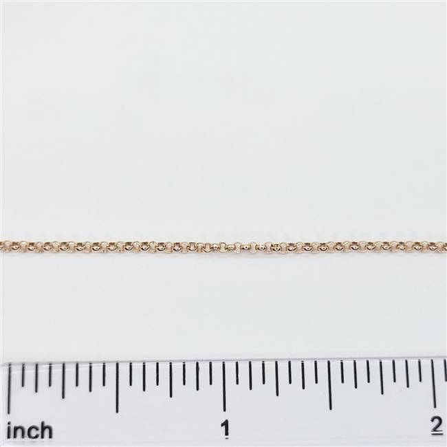 Rose Gold Filled Chain - Rolo Chain 1.4mm Mini