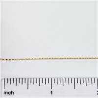 Rose Gold Filled Chain -  Beading Chain 0.7mm
