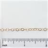 Rose Gold Filled Chain - Cable Chain 3.5mm Flat