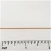 Rose Gold Filled Chain - Curb Chain 1.3mm x 1.5mm