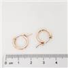 Rose Gold Filled Hoop - Euro 2.3mm x 13mm