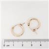 Rose Gold Filled Hoop - Euro 2.3mm x 15mm