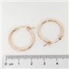 Rose Gold Filled Hoop - Euro 2.3mm x 22mm