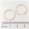 Rose Gold Filled Hoop - Endless 1.2mm x 16mm