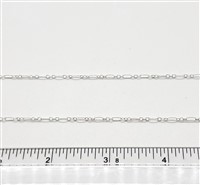 Sterling Silver Chain -  Long & Short Chain 1.7mm