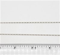 Sterling Silver Chain -  Figaro Chain  1.5mm