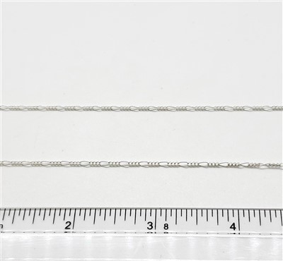 Sterling Silver Chain -  Figaro Chain 1.6mm