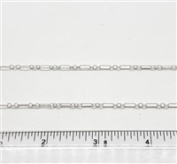 Sterling Silver Chain -  Long & Short Chain  2.0mm