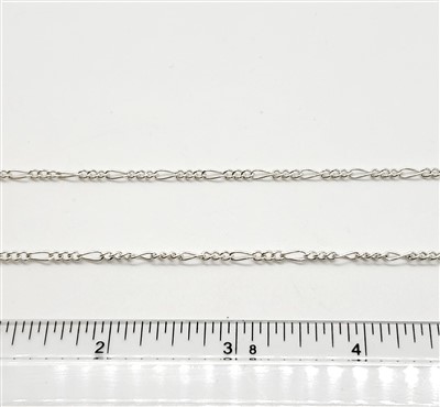 Sterling Silver Chain -  Figaro Chain 2.4mm