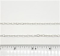 Sterling Silver Chain -  Twisted 8 Chain 3.0mm
