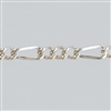 Sterling Silver Chain -  Figaro Chain  3.6mm