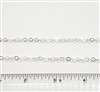 Sterling Silver Chain -  Cable Chain 3.5mm Flat