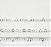 Sterling Silver Chain -  Cable Chain 5.0mm Flat