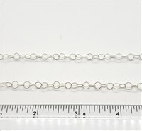 Sterling Silver Chain -  Cable Chain 5.0mm Twist