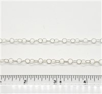 Sterling Silver Chain -  Cable Chain 5.0mm Twist
