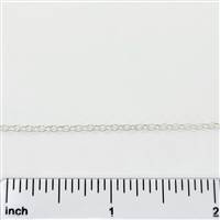 Sterling Silver Chain -  Cable Chain 2mm Textured