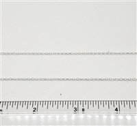 Sterling Silver Chain -  Cable Chain 1.3mm Round   (Heavy).