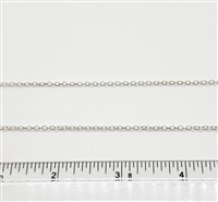 Sterling Silver Chain -  Cable Chain 1.8mm Round   (Heavy).