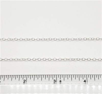 Sterling Silver Chain -  Cable Chain 2.3mm