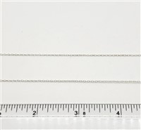 Sterling Silver Chain -  Cable Chain 1.1mm Round