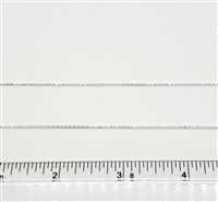 Sterling Silver Chain -  Cable Chain 1.1mm Flat