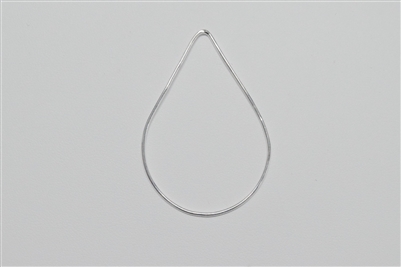 Sterling Silver Links - Teardrop 30mm x 20mm