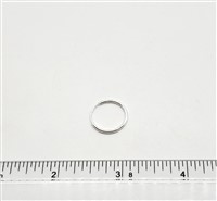 Sterling Silver Hoop - Endless 1.2mm x 16mm