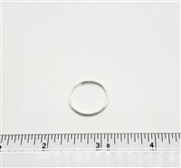 Sterling Silver Hoop - Endless 1.2mm x 20mm