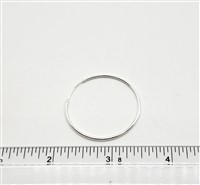 Sterling Silver Hoop - Endless 1.2mm x 35mm