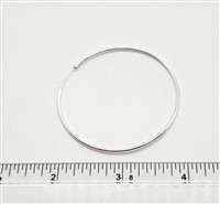 Sterling Silver Hoop - Endless 1.2mm x 50mm