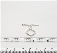 STG-07 13x13mm Ring. Sterling Silver