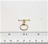 STG-10 16mm Ring. Gold Plate over Sterling Silver