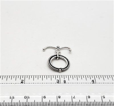 STG-15 17mm Ring. Bali Sterling Silver