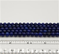 Stone Round Beads. Dyed Lapis. 6mm.