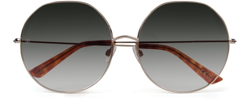 D'Blanc Sonic Bloom Sunglasses - Polished Gold/Olive Gradient