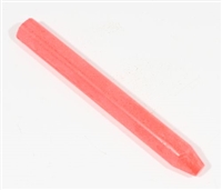 Flourescent Hard Red Crayon