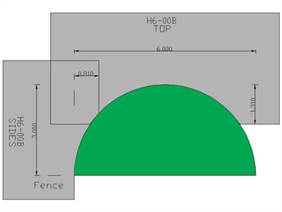 Half Round  H6-00B