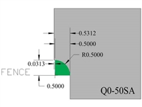 Quarter Round  Q0-50SA